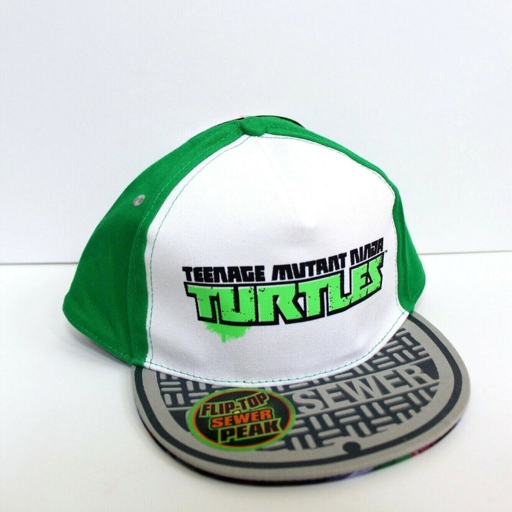 Teenage Mutant Ninja Turtles TMNT Flip-Top Sewer Peak Baseball Hat One Size